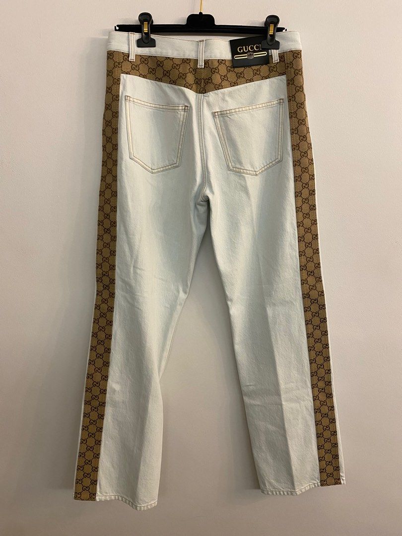 Gucci monogram denim best sale
