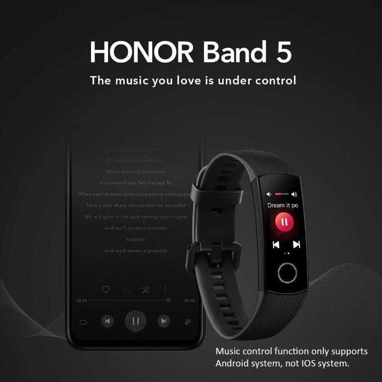 Honor band online 5 black