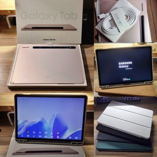 Samsung Galaxy Tab S8/ 8GB, 256 GB : WIFI  (Pink Gold) "FOR PICK-UP"