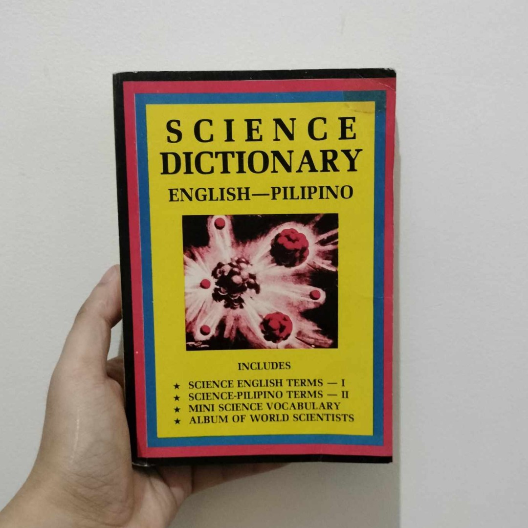 SCIENCE DICTIONARY (EnglishFilipino), Hobbies & Toys, Books