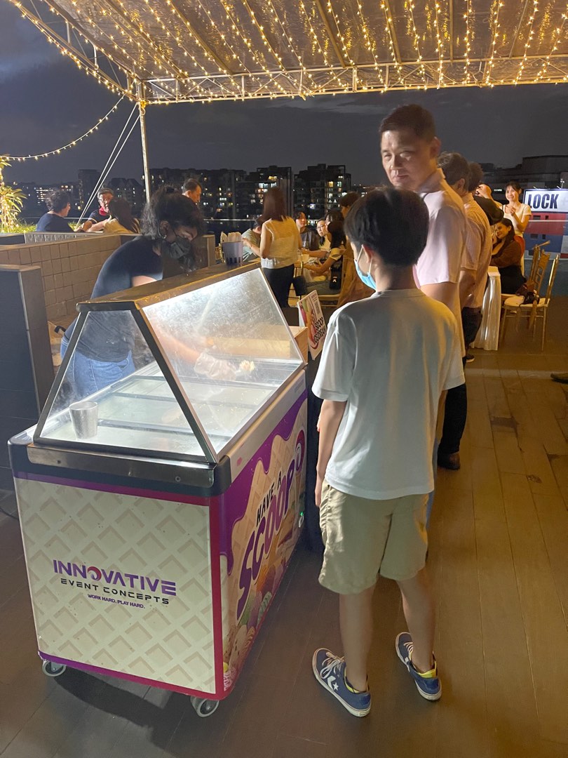 Scoop ice cream live station, Lifestyle Services, Event & Party Services on Carousell