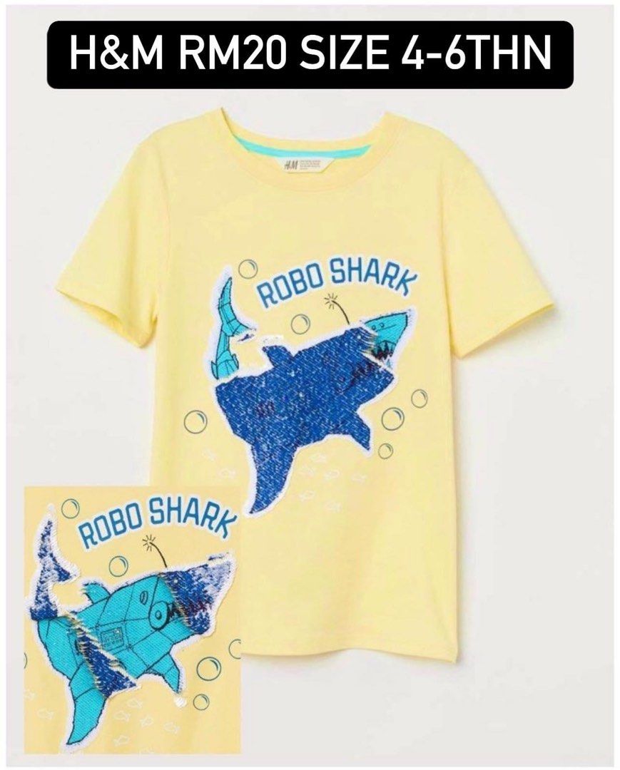 H and m boys top tops