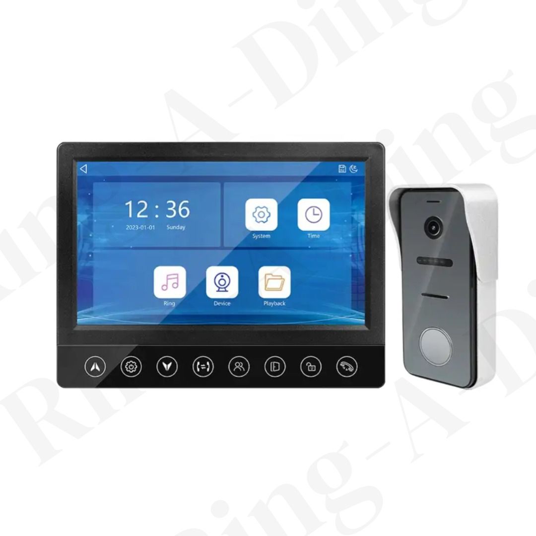 [SG HDB COMPATIBLE] 7 inch Video Doorbell Camera, Furniture & Home