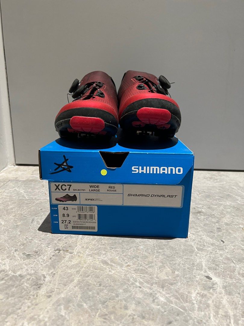Chaussures vtt shimano xc701 rouge store