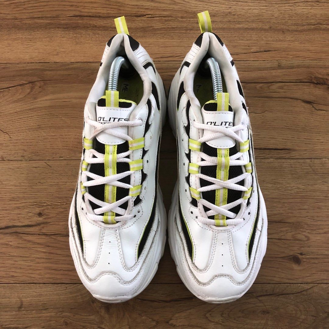 Skechers d lites clearance 2 mens yellow