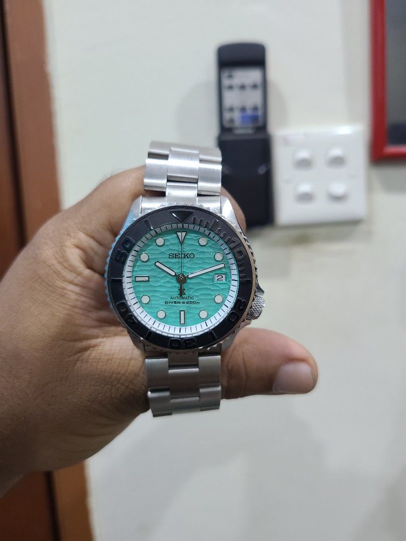 SKX OO7 Seiko Mod Tiffany Men s Fashion Watches Accessories