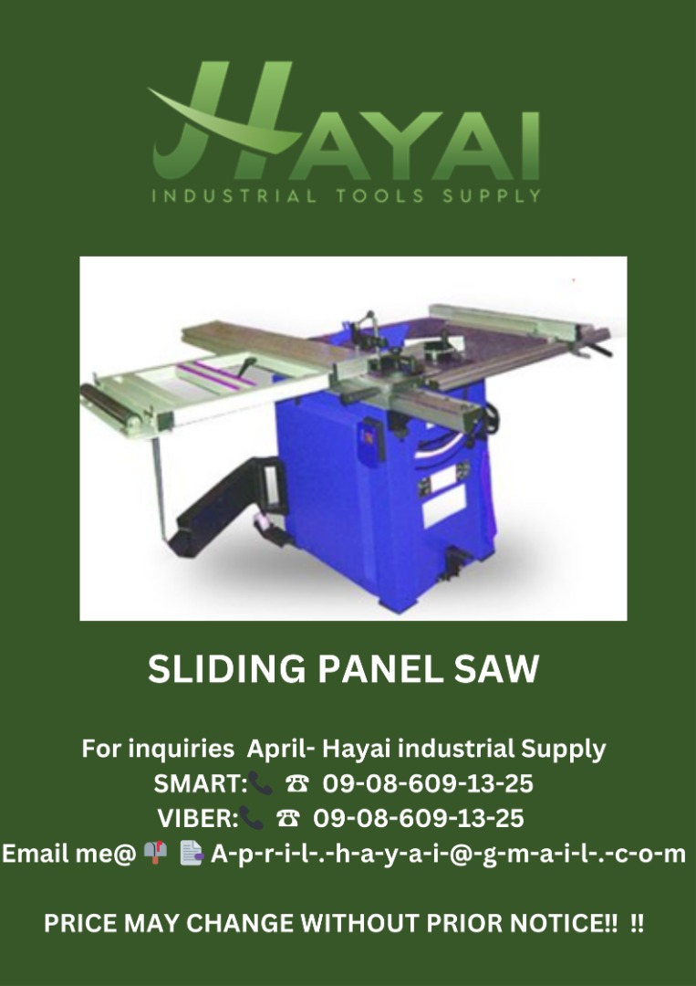 Sliding panel saw, Commercial & Industrial, Construction Tools ...