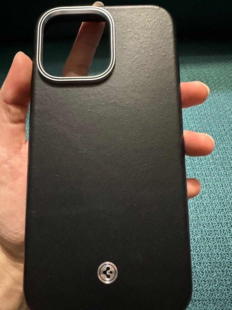 Spigen Enzo Leather Case For iPhone 14 Pro Max With Magsafe, Mobile