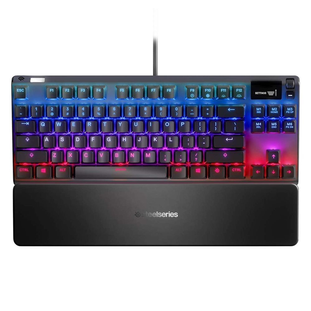 STEELSERIES APEX PRO TKL MECHANICAL GAMING KEYBOARD PC/MAC/XBOXONE/PS4 (Category: Computer Keyboard) located in San Juan City. Submitted by blueswitchpc (Listing ID 1257601472, Image 2). Description: 🚨 RESTOCK ALERT 🚨 STEELSERIES APEX PRO TKL MECHANICAL GAMING KEYBOARD PC/MAC/XBOXONE/PS4. APEX PRO TKL Adjustable Mechanical Switch Tenkeyless Gaming Keyboard Key Features ● FULLY CUSTOMIZABLE & STUPIDLY FAST with OmniPoint 2.0 Adjustable HyperMagn