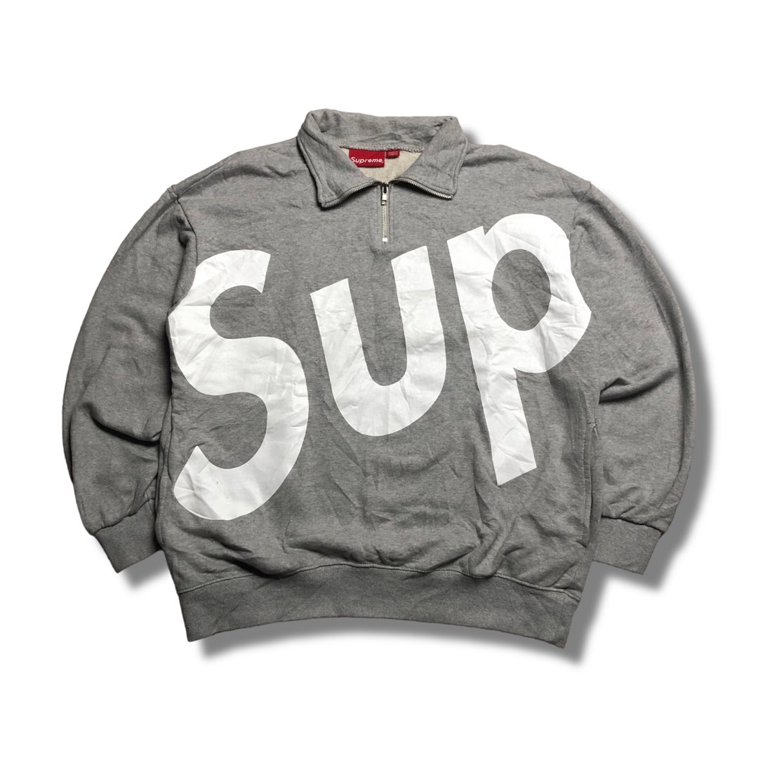 Supreme sup half zip pullover discount