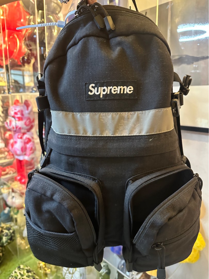 Supreme Hi Vis Duffle Bag Black for Women