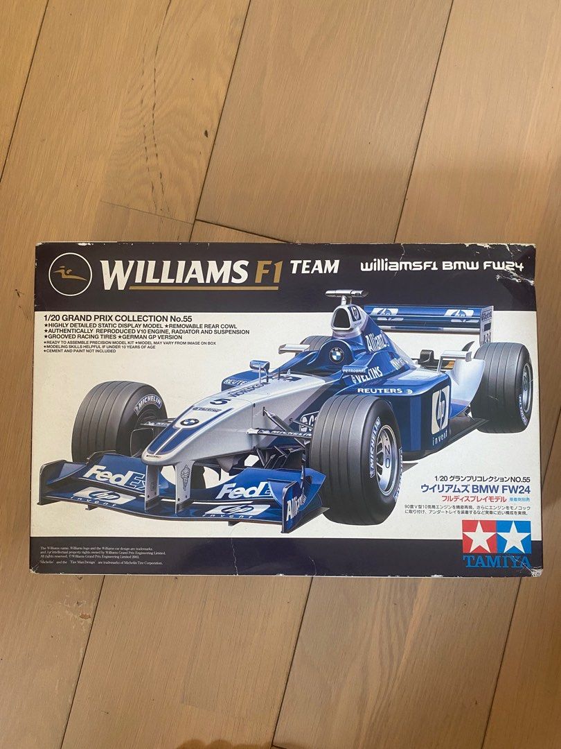 Tamiya 1/20 Williams FW24 BMW F1 no.55 方程式模型, 興趣及遊戲 