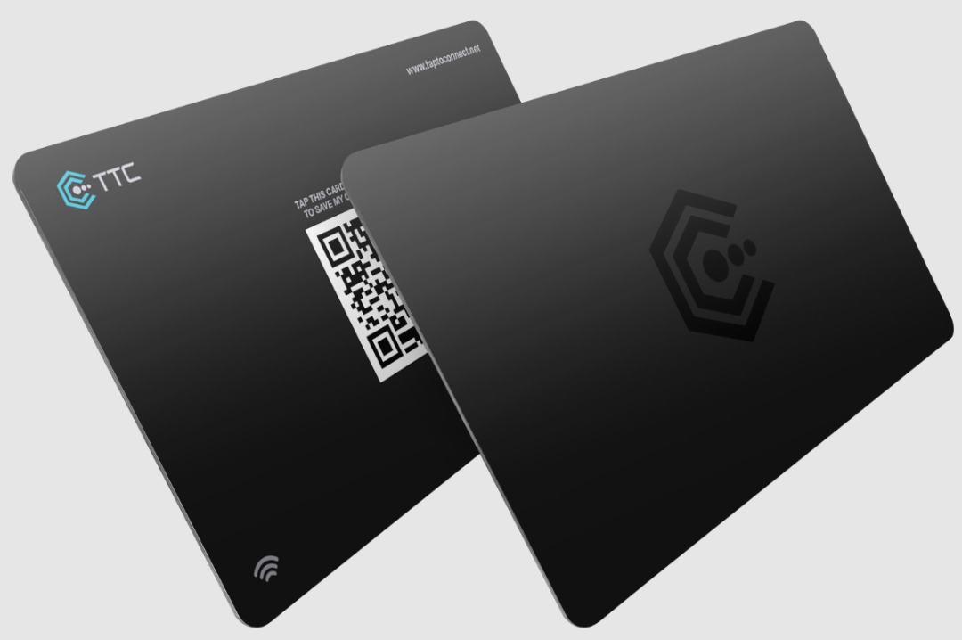 Tap To Connect TTC Standard Digital Business Card, Announcements on