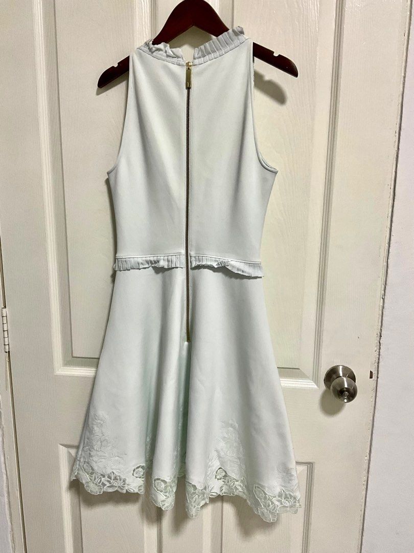 Ted Baker cut label Zaffron A line dress with lace
