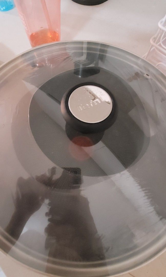 Tefal stir fry pan 30cm with cover lid pot, TV & Home Appliances