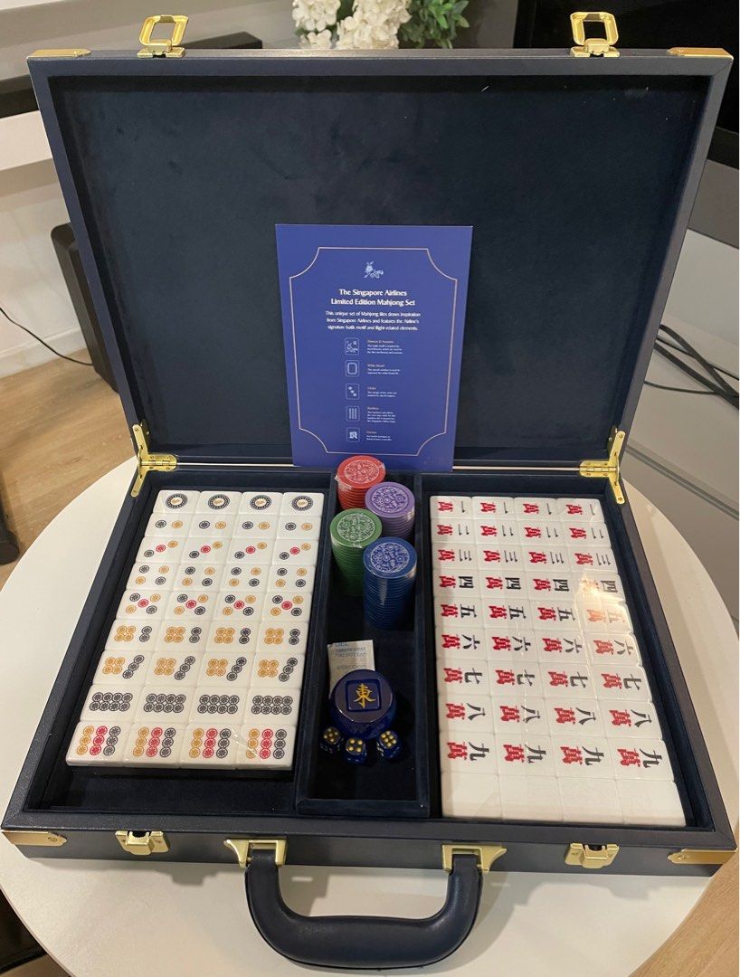 Singapore Airlines Now Sells A Mahjong Set With The Iconic Batik Print On  The Tiles - TODAY