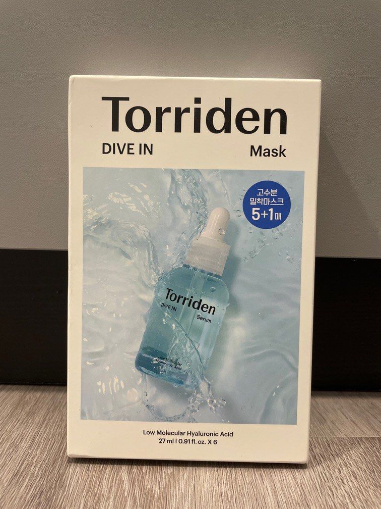 Torriden Dive In Mask 6 pieces, Beauty & Personal Care, Face, Face Care