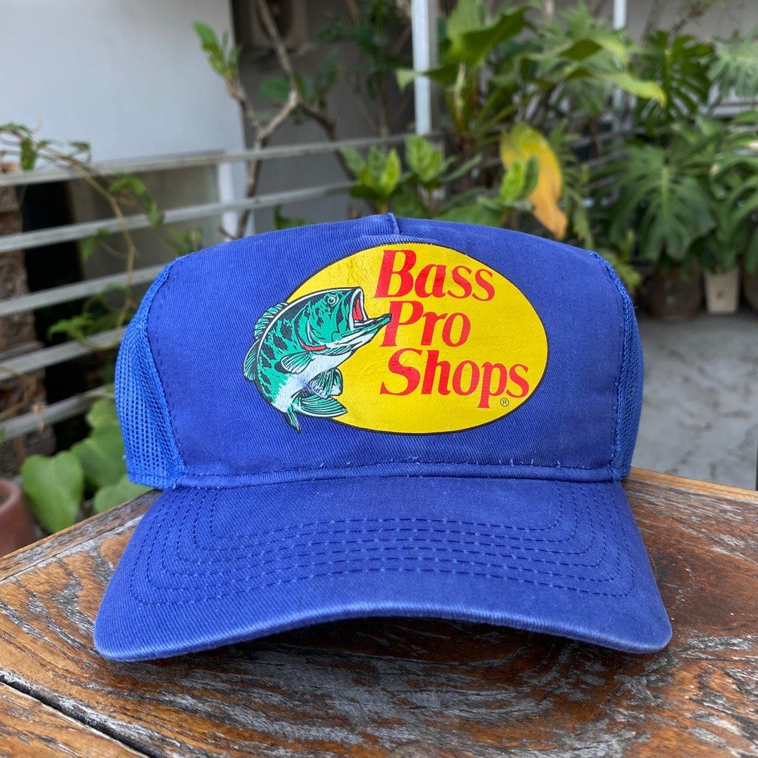 Trucker Hat Bass Pro Shops, Fesyen Pria, Aksesoris, Topi di Carousell