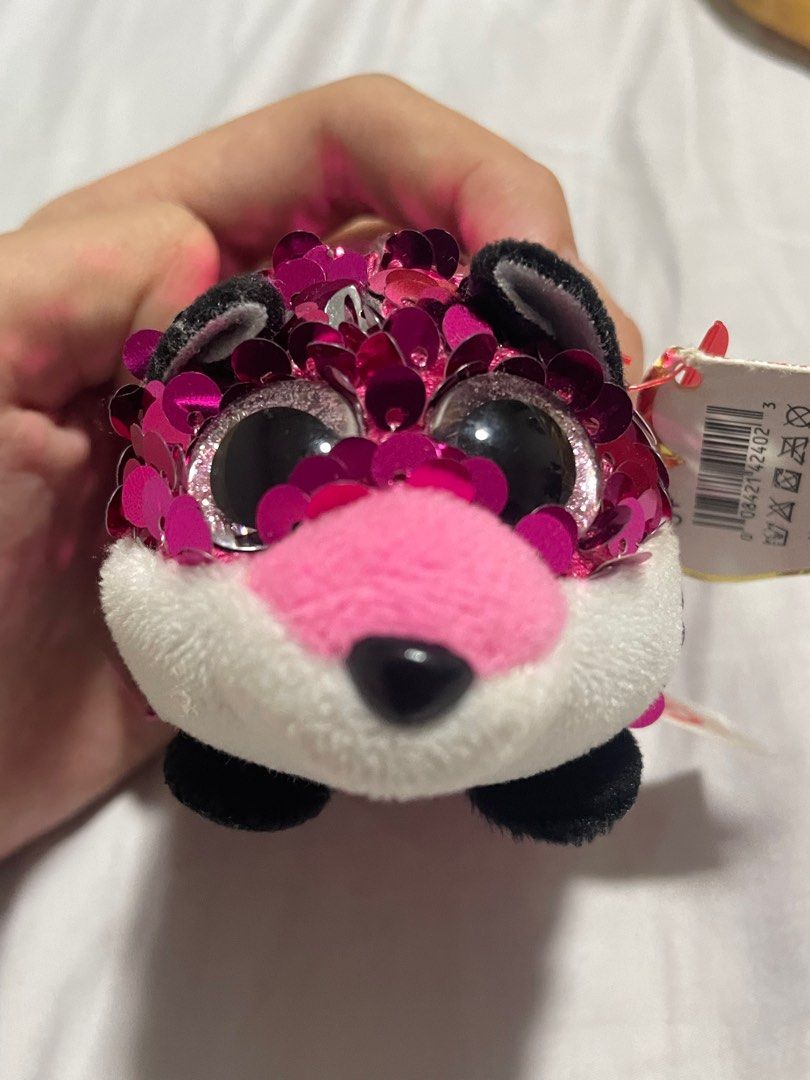 Pink fox beanie boo store