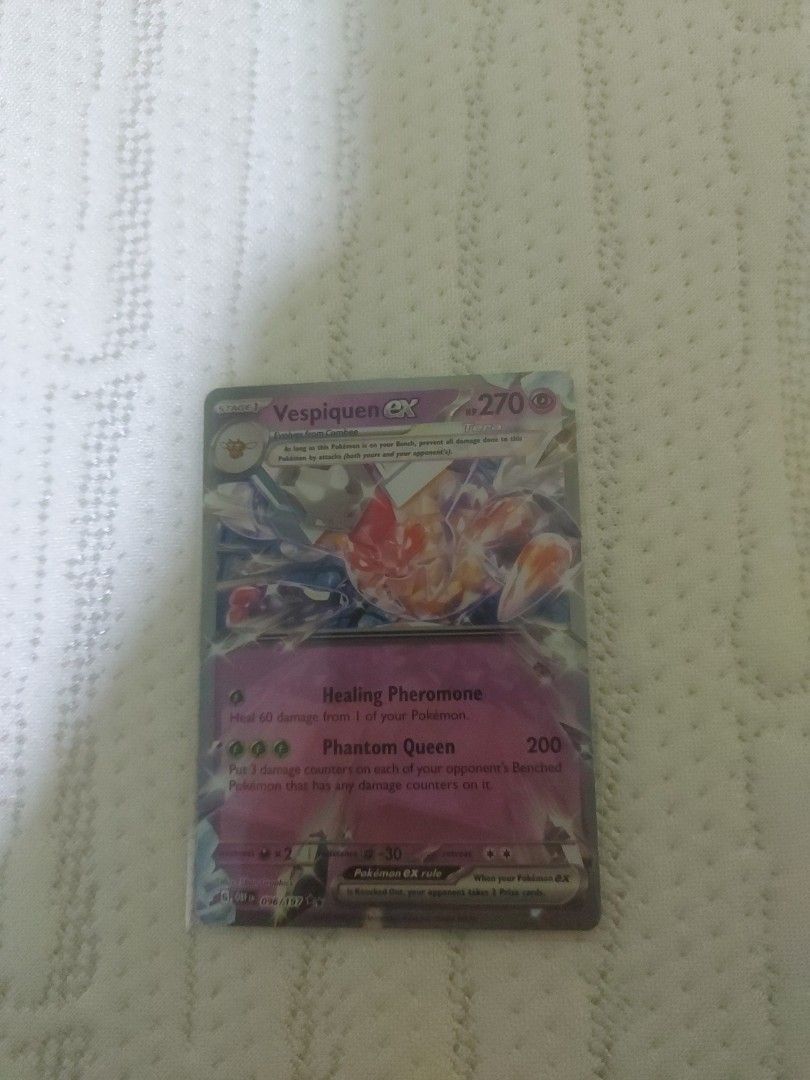 commemorative pokemon cards Single Pokémon Cards: Iron Treads ex + Vespiquen ex + Okidogi ex main image 0