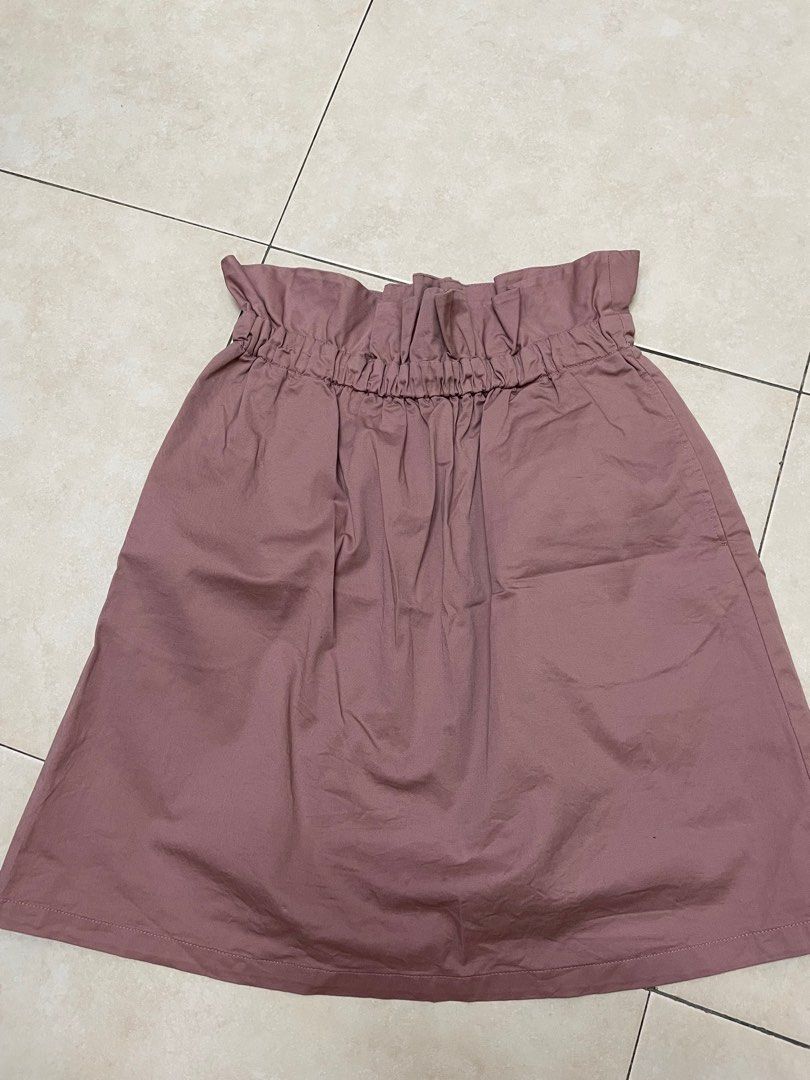 Paperbag skirt 2025 pockets