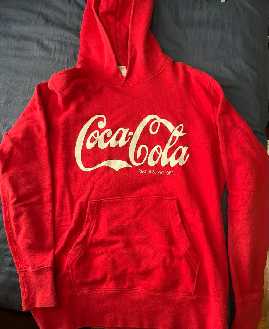Red coca hotsell cola hoodie
