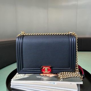 Chanel Boy Limited Addition, Luxury, Bags & Wallets on Carousell