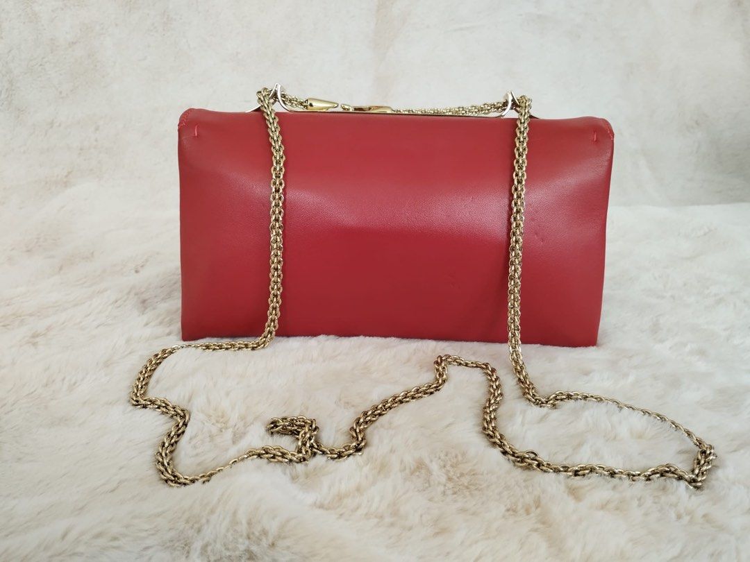 Gold valentino clearance clutch