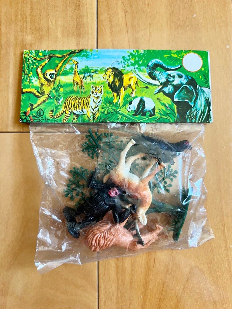 Vintage 香港製造70年代Made in Hong Kong 森林Jungle Animals