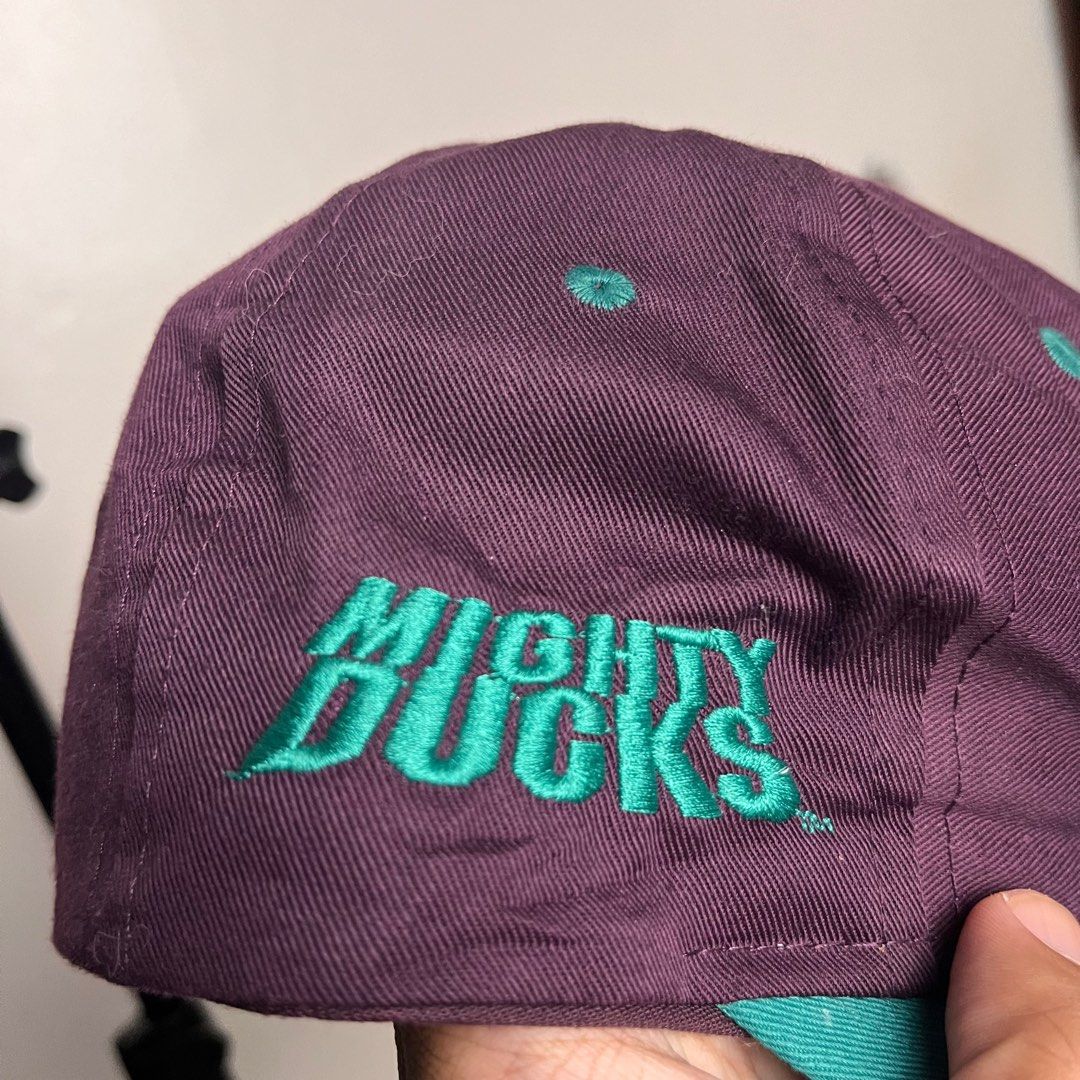 90's Anaheim Mighty Ducks #1 Apparel Ghost Image NHL Snapback Hat – Rare  VNTG