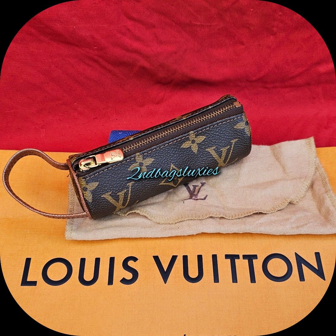 Authenticated Used Louis Vuitton Monogram Unisex Golf Ball Bag