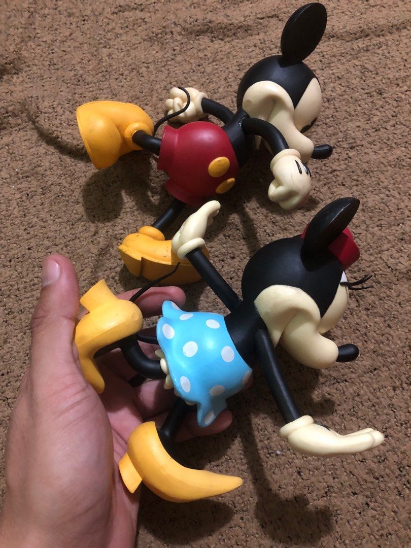 Vintage mickey and Miney Vinyl collectible figures, Hobbies & Toys ...