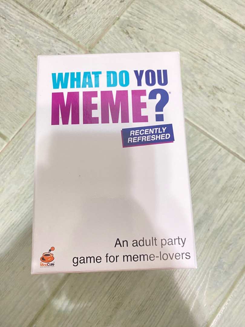 What Do You Meme Card Game Hobbies And Toys Toys And Games On Carousell
