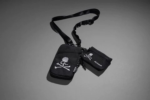 WILD THINGS × mastermind JAPAN POLY CORDURAUTILITY STRAP POUCH 袋