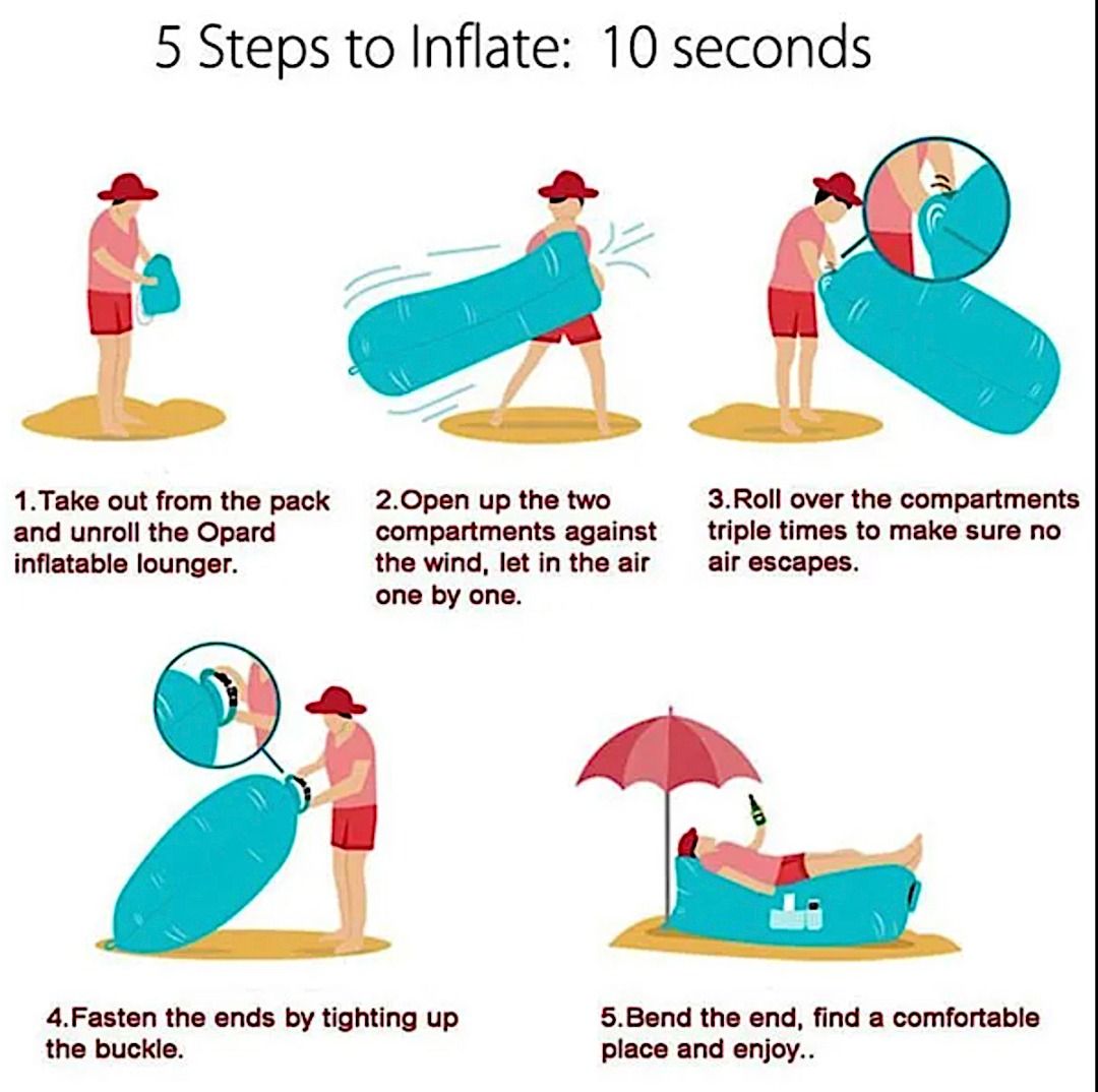 XIESTA Cloud in a Bag Inflatable Air Cloud Lounger Sleeping Bag