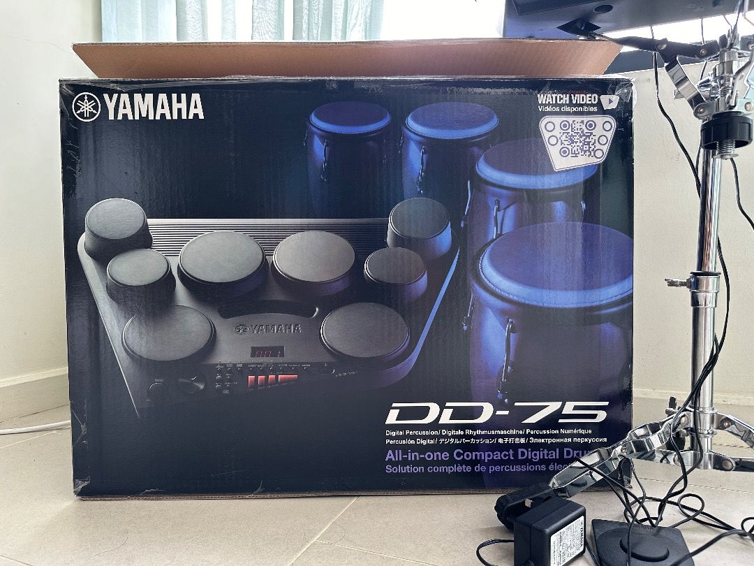 Yamaha DD-75 Digital Drum Kit (DD75), Hobbies & Toys, Music