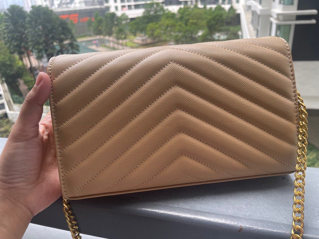 Ysl envelope cheap wallet on chain