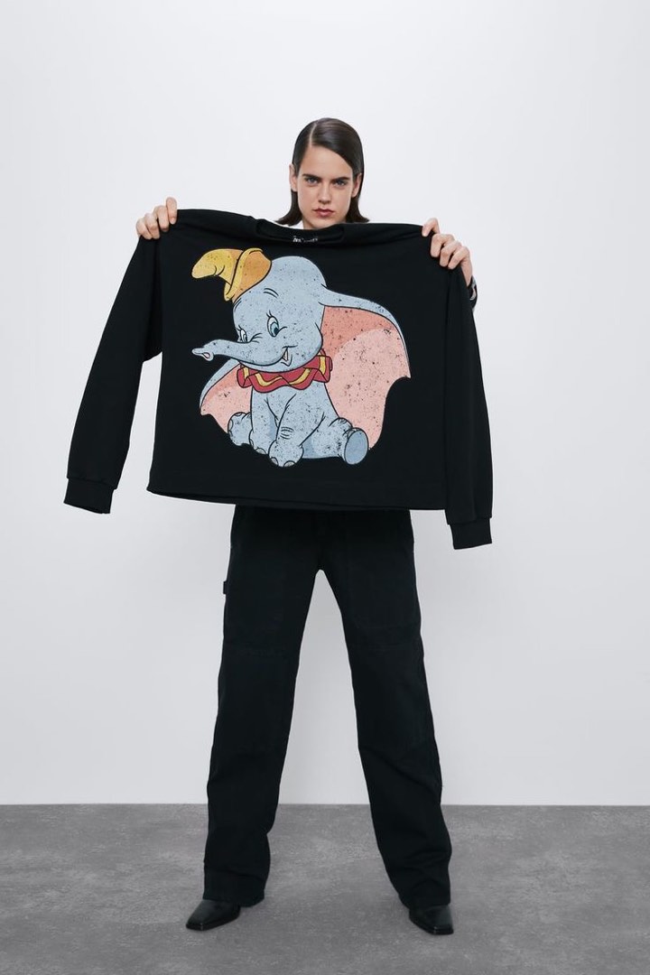 Zara cheap dumbo sweatshirt