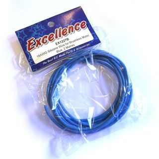 18AWG Silicone Wire for Brushless Motor & Controller (Blue), 2 Metre Long / 6.56ft. Code: EX1227B