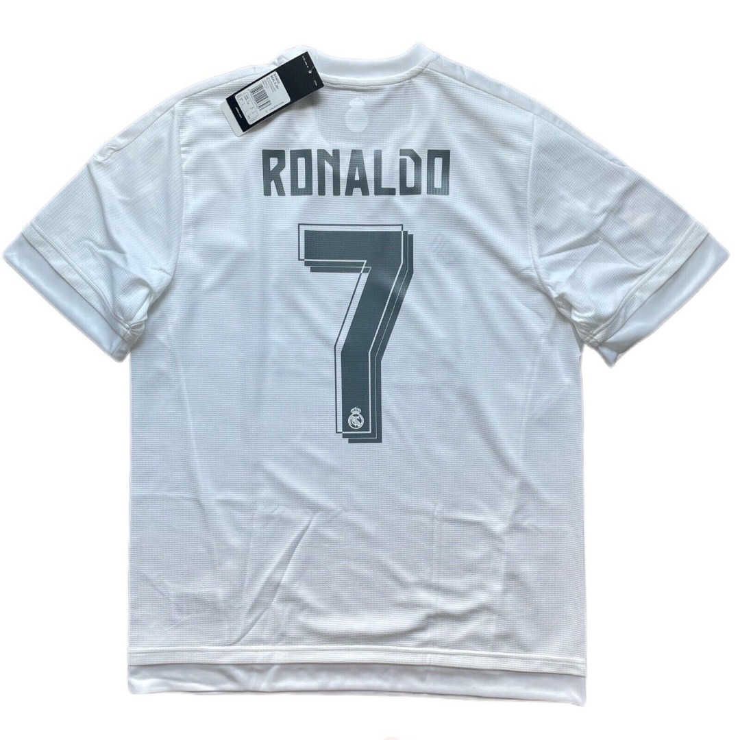 2017/18 Real Madrid Away Jersey #7 RONALDO 2XL Adidas Soccer Long Sleeve  NEW