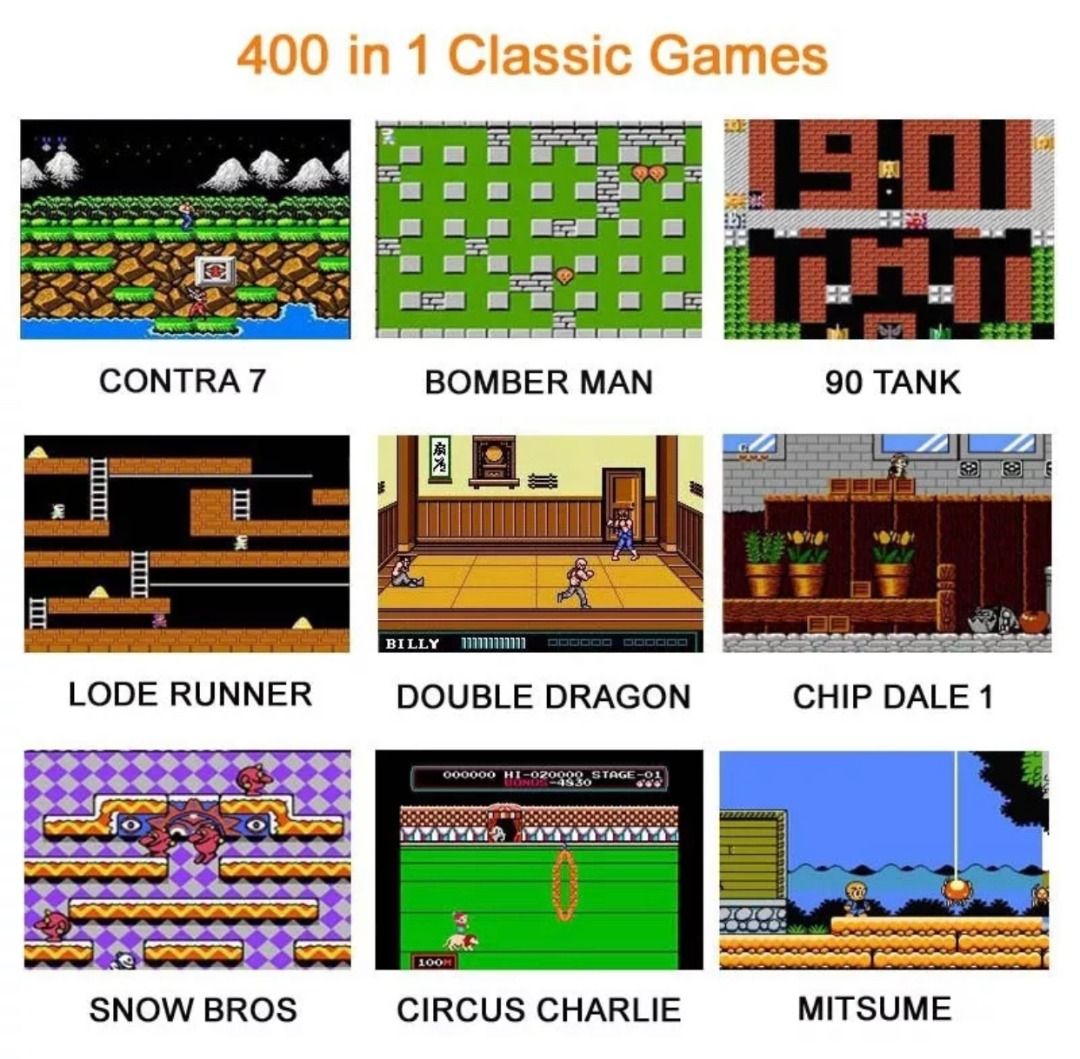 2023 New Gameboy Mini Retro 400 Classic Games SUP Nostalgic