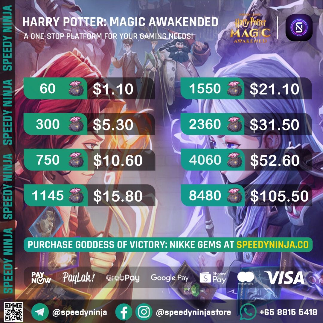 [24/7 INSTANT CHEAPEST NO LOGIN] Harry Potter Magic Awakened Jewel