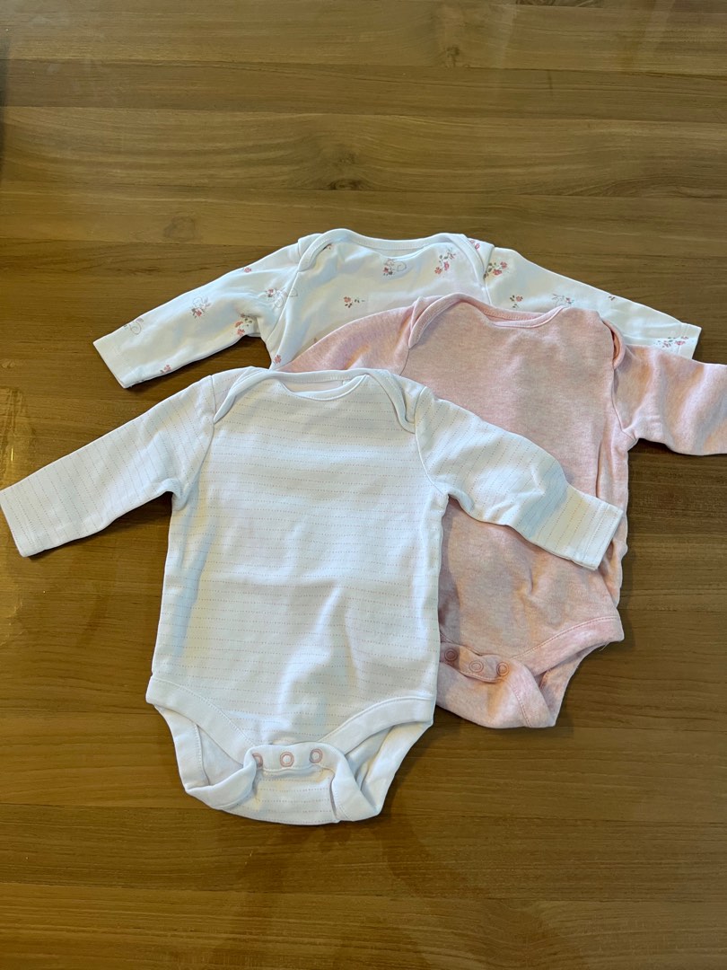 3 x next bodysuits with long sleeve