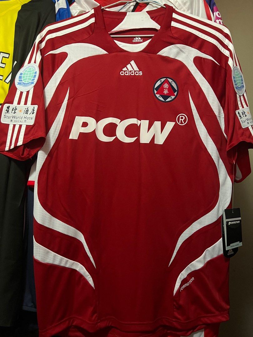 南華足球隊2007/08 主場紅色球衣球員版加大碼（Size XL) 全新有吊牌28
