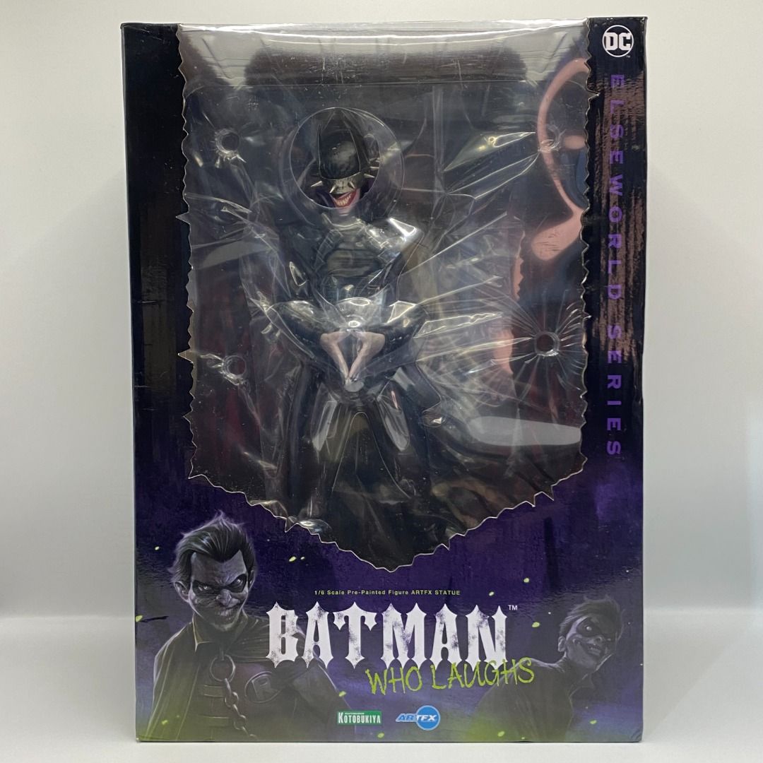 【現貨】全新日版 壽屋 Kotobukiya DC Else World 《BATMAN Who Laughs》蝙蝠俠 狂笑蝙蝠 1/6 ...