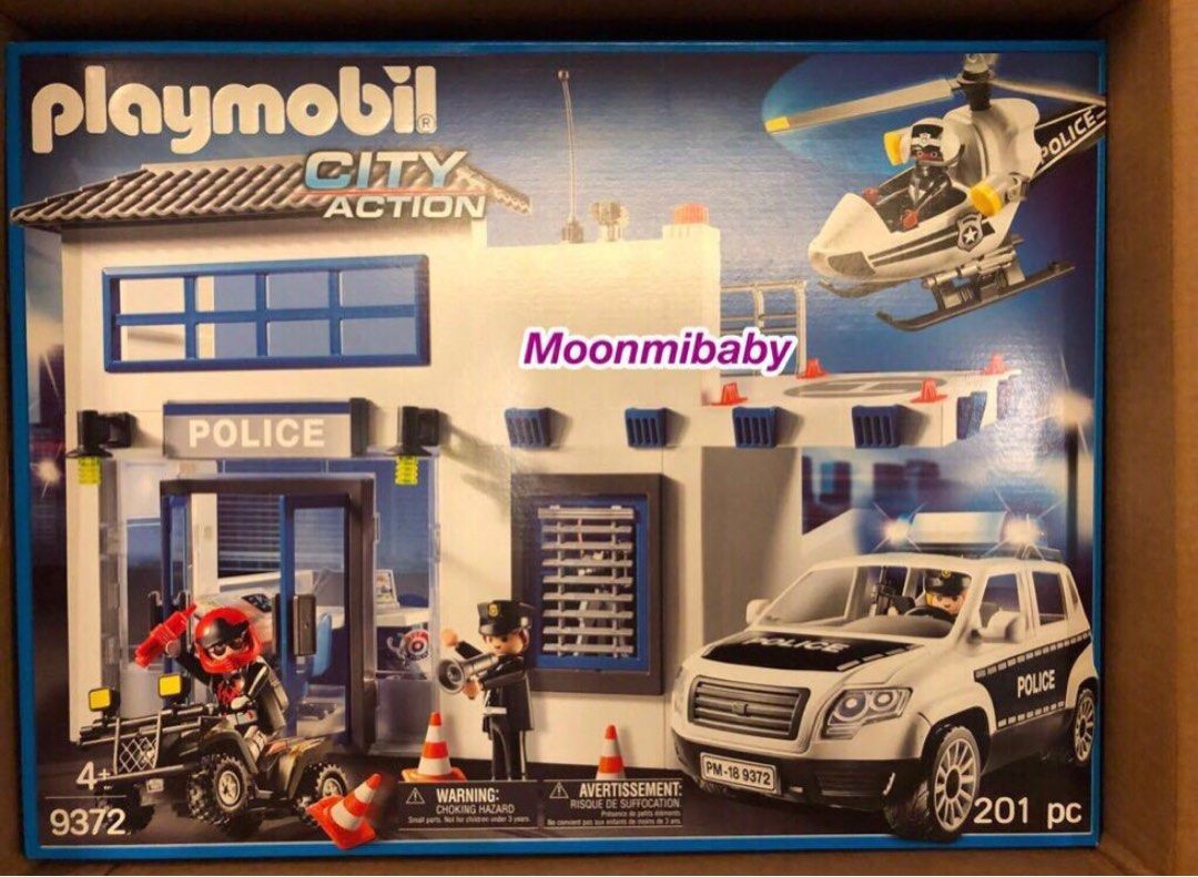 Playmobil city action 9372 police station mega set sale