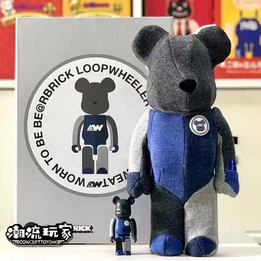 未開封bearbrick Medicom Toy Be@rbrick Bearbrick LOOPWHEELER