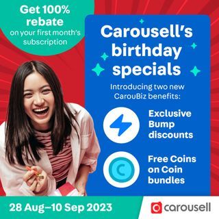 🔥 Biggest promo for CarouBiz: New benefits and 100% rebate!