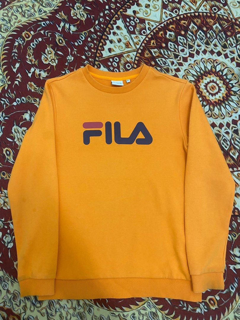 Fila best sale sweater yellow