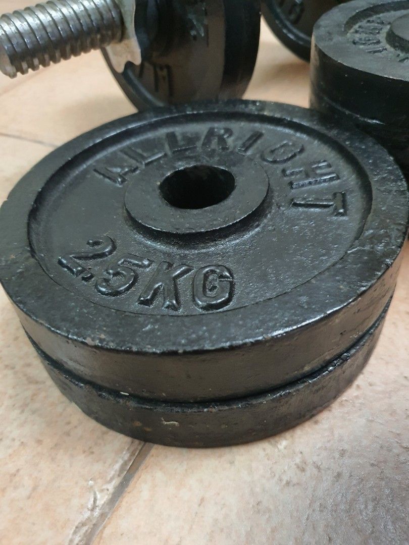 Old school dumbbells for sale on sale
